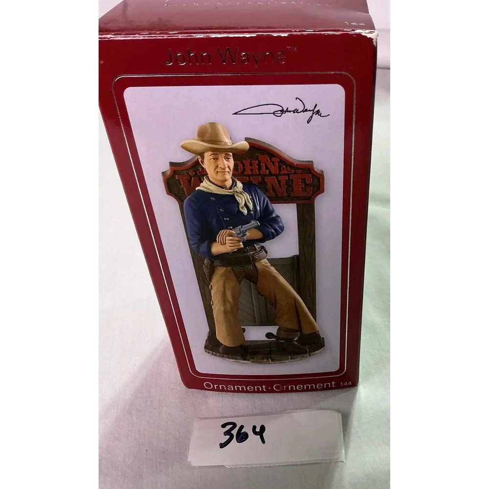 John Wayne Carlton Cards Heirloom Ornament Collection Western The Duke Figure OS